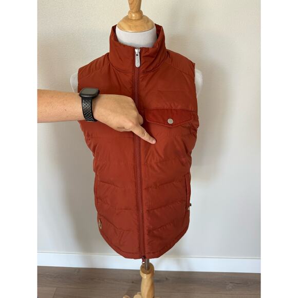 Fjällräven Greenland Down Liner Vest Women Orange Small *marks - Picture 5 of 14